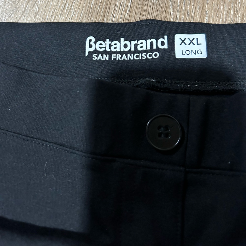 Women’s XXL Long Black Beta Brand Pants